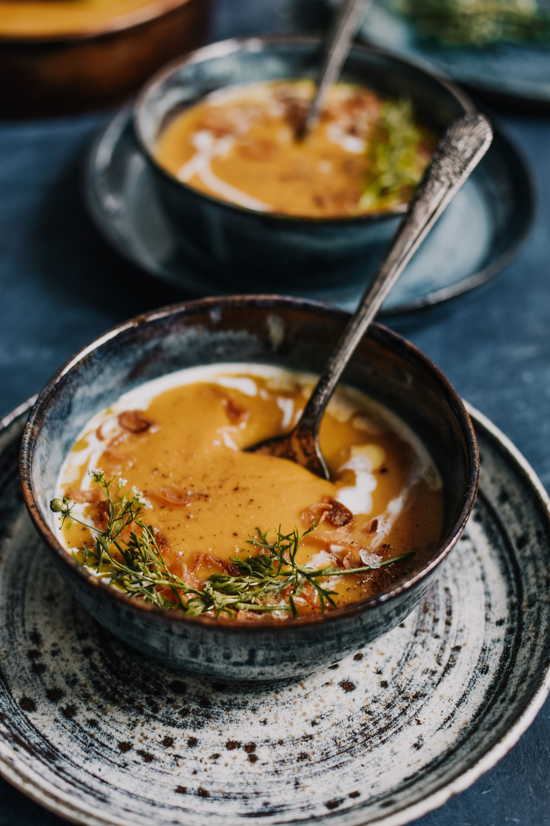 Gingered Butternut Squash Soup | Edible Nutmeg