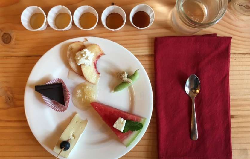Honey and Food Pairing Plate